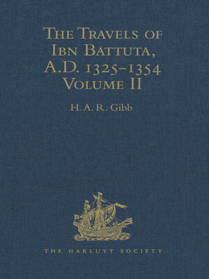 cover image of The Travels of Ibn Battuta, A.D. 1325-1354
